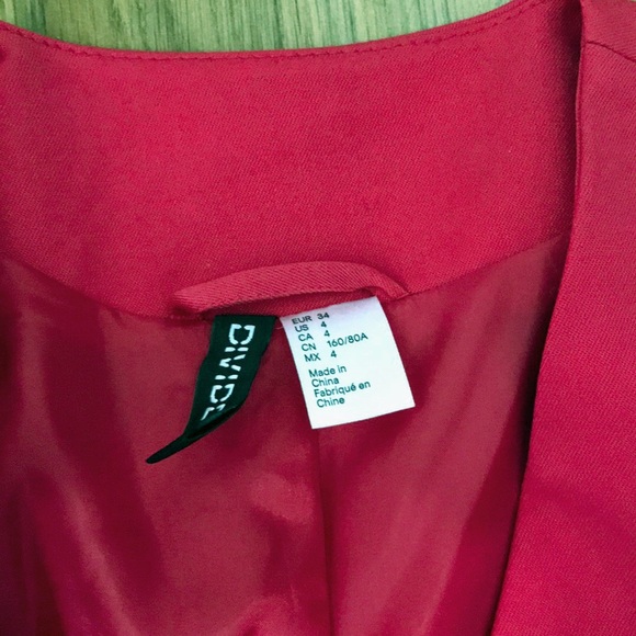 Red blazer jacket - Picture 9 of 9